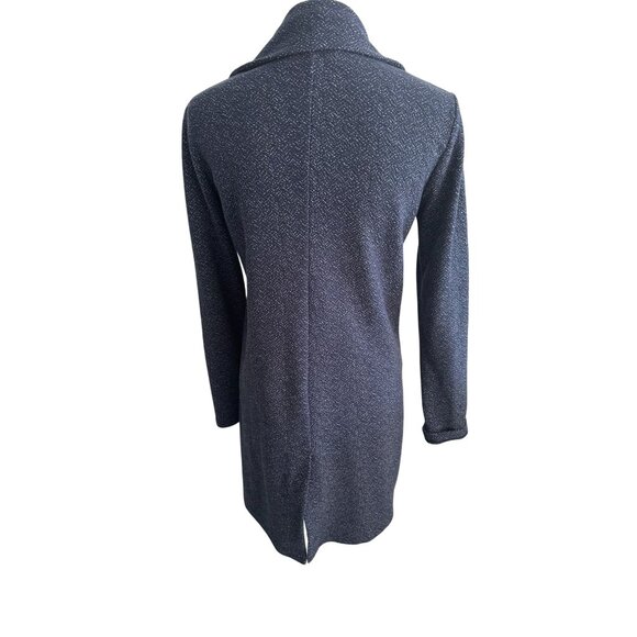 LUCKY BRAND Blue Heathered Long Cardigan Jacket Size XS - Picture 4 of 6